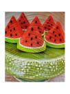 Forma " melancia " com silicone 3 partes BWB ref.9711 c/ 5 cav.