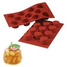 Forma Mini Bolo Muffin Bombom 11 Moldes Silicone Happyflex
