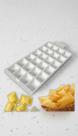 Forma Mini Pastel Ravioli 24 Cavidades Plástico Branco