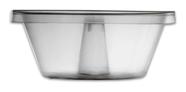 Forma Mini Pudim Com Tampa 140ml Forneavel com 10 un