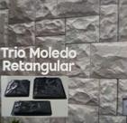 Forma/molde Abs Trio Moledo Pedras Retangulares