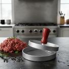 Forma Molde De Alumínio Para Hamburguer 12 Cm
