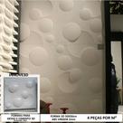 Forma Molde Gesso 3D Luna 50x50cm Em Abs 100% Virgem 2mm Gesso/cimento 3D IN310