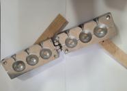 Forma/molde Para Fazer Chumbada Redonda GG 240 Gramas 3 Cavidades