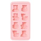 Forma Molde Plástico Para Gelo Sorvete Chocolate Doces Gelatina Formato 8 Ursinhos