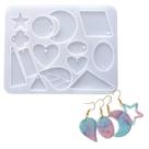 Forma Molde Silicone Brincos Pingentes Joia Colar Biscuit