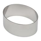 Forma ovalada de aço inoxidável Ateco 10 x 3,5 cm