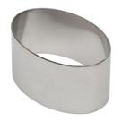 Forma ovalada de aço inoxidável Ateco 8 x 3,5 cm de altura