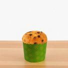 Forma Panetone 100g - Verde Decorada com Trevos - 10 unidades - Ecopack - Rizzo