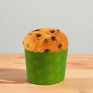 Forma Panetone 250g - Verde Decorada com Trevos - 10 unidades - Ecopack - Rizzo