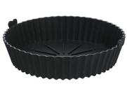 Forma para Air Fryer de Silicone Antiaderente com Alças 20cm Hauskraft
