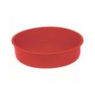 Forma para Bolo em Silicone Redonda Vermelha