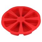 Forma para Bolos Fatias Separadas em Silicone Vermelha