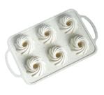 Forma para Cupcake Mimo SN23299 Silicone Branco com Alça