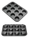 Forma Para Cupcakes Antiaderente 12 Cavidade Forma Para Cupcakes Antiaderente 12 Cavidade