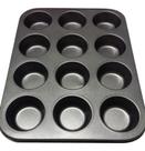 Forma Para Cupcakes Antiaderente 12 Cavidade Forma Para Cupcakes Antiaderente 12 Cavidade
