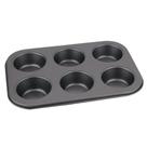 Forma Para Cupcakes Cookies Antiaderente Teflon 6 Cavidades