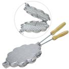 Forma Para Fazer Waffle Waffer Em Casa Profissional Aluminio