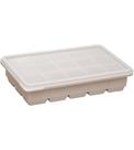 Forma Para Gelo 15 Cubos 19,5X12,5X4,5cm bege Silicone