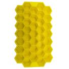 Forma Para Gelo Formato Colmeia Silicone Amarelo - Quanhe