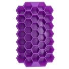 Forma Para Gelo Formato Colmeia Silicone Roxo - Quanhe