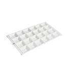 Forma Para Ravioli e Mini Pastel Branco e Rosa Faz 24 Recheado