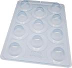 Forma para Trufas 3 em 1 com Silicone 45g