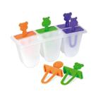 Forma Picolé Kit Sorvete Bichole c/ 6 Palitos - Injetemp