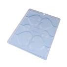 Forma Pirulito Coração 1 BWB 10 Un Molde Simples Tradicional Chocolates e Lembrancinhas Cód 9787