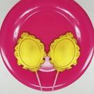 Forma Pirulito Espelho Oval Camafeu Moldura BWB 2 Unidades