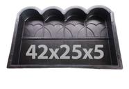 Forma Piso Meio Fio Jardim 4 Ondas Gme Formas 42x25x5 - 1un