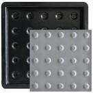 Forma Piso Tátil Alerta Abs 3d Concreto