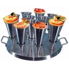 Forma Pizza Cone 12 Cones Alumínio