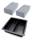 Forma Plástica Concreto Lajota Paiver Dupla 20x10x6 - 5 unid