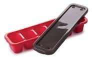 Forma Plástico Para Gelo Com Tampa Brigaderia Plasutil 4167 Vermelho