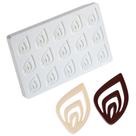 Forma Profissional Folha de Chocolate Molde Doce Martellato