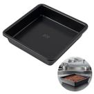 Forma Quadrada Brownie Pão Bolo Torta Aço Antiaderente 20cm