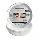 Forma Redonda Com 50 Folhas Descartáveis 20cm Para Air Fryer