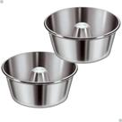 Forma Redonda De Alumínio Para BoloTorta Pudim 20cm Kit Com 2 Unidades - RL