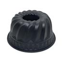 Forma Redonda de Silicone Decorada Para Air Fryer Pudim Bolo 24cm