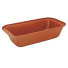 Forma Retangular 22,5 x 15 fundo cor cobre superior aço bolo