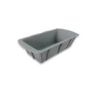 Forma Retangular em Silicone Cinza