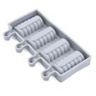 Forma Silicone - 19,5X11,3X2,3Cm - Picole Cakesicle 4 Cav - 1 unidade - Cromus Linha Profissional Allonsy - Rizzo