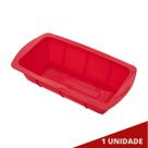 Forma Silicone 25,5cm X 13,5cm Retangular Sortida Pão Doce