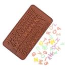 Forma Silicone Alfabeto Chocolate