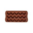 Forma Silicone Bombom Moldes finos Docinho coração