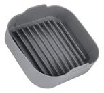 Forma Silicone Cozimento Airfryer Microondas Quadrada 18,5cm