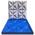 Forma Silicone Gesso Parede 3D - Cullinans Moderno