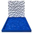 Forma Silicone Gesso Parede 3D - Esmeralda