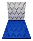Forma Silicone Gesso Parede 3D - Polígonos